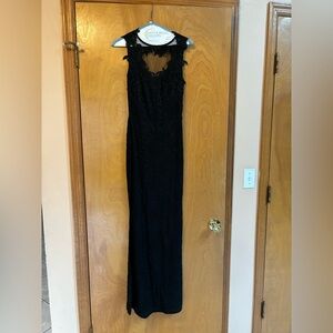 Black formal/prom dress, size small